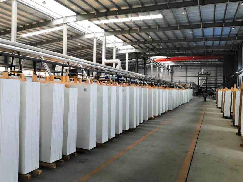 Silicon sand board finished decration system